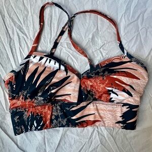 JoyLab tropical print sports bra